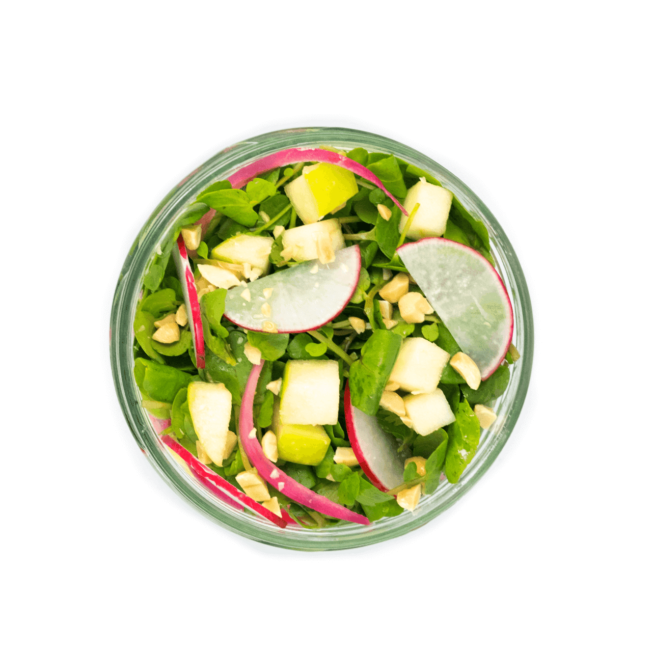 Edamame, visto de cima