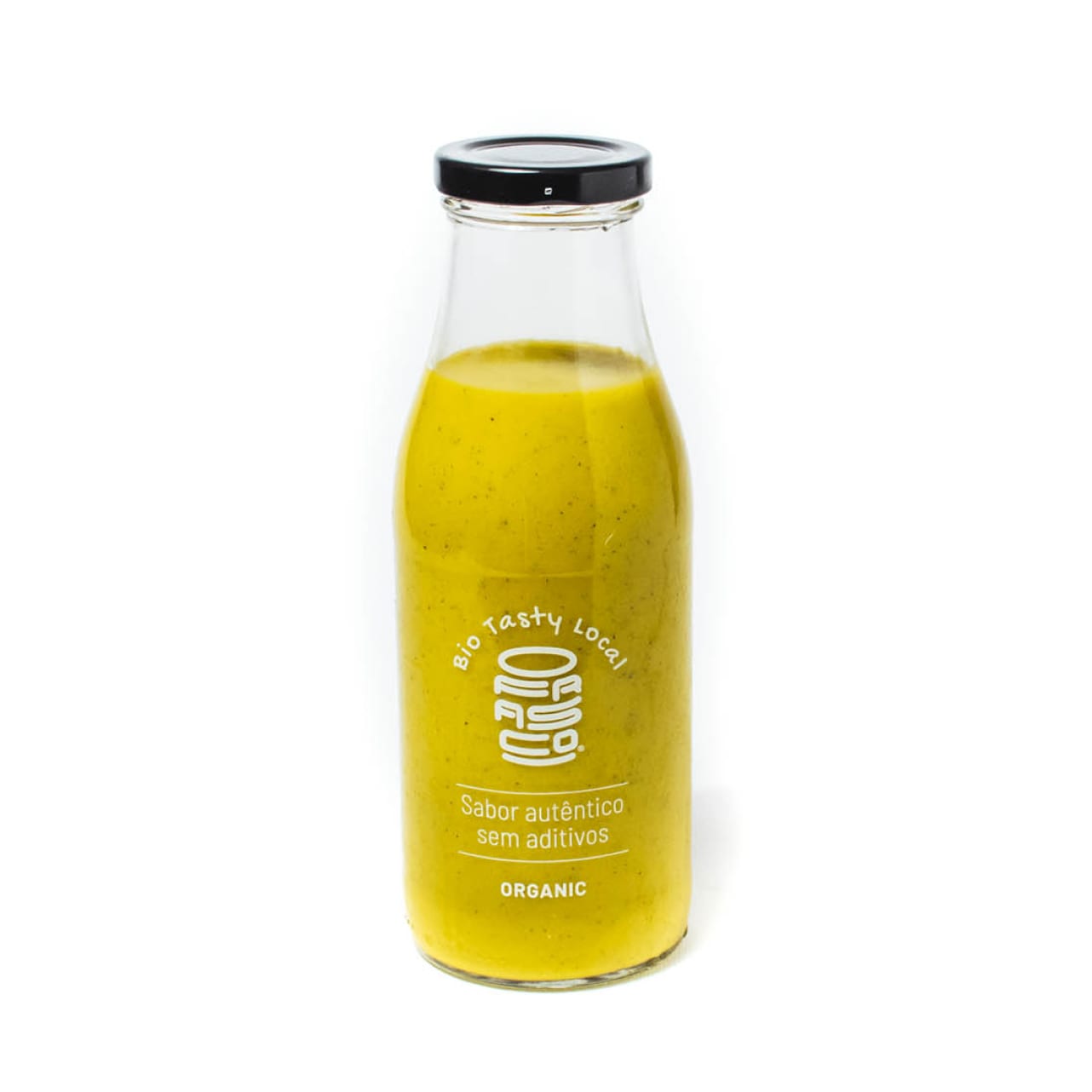 Pimento Amarelo, frasco visto de frente