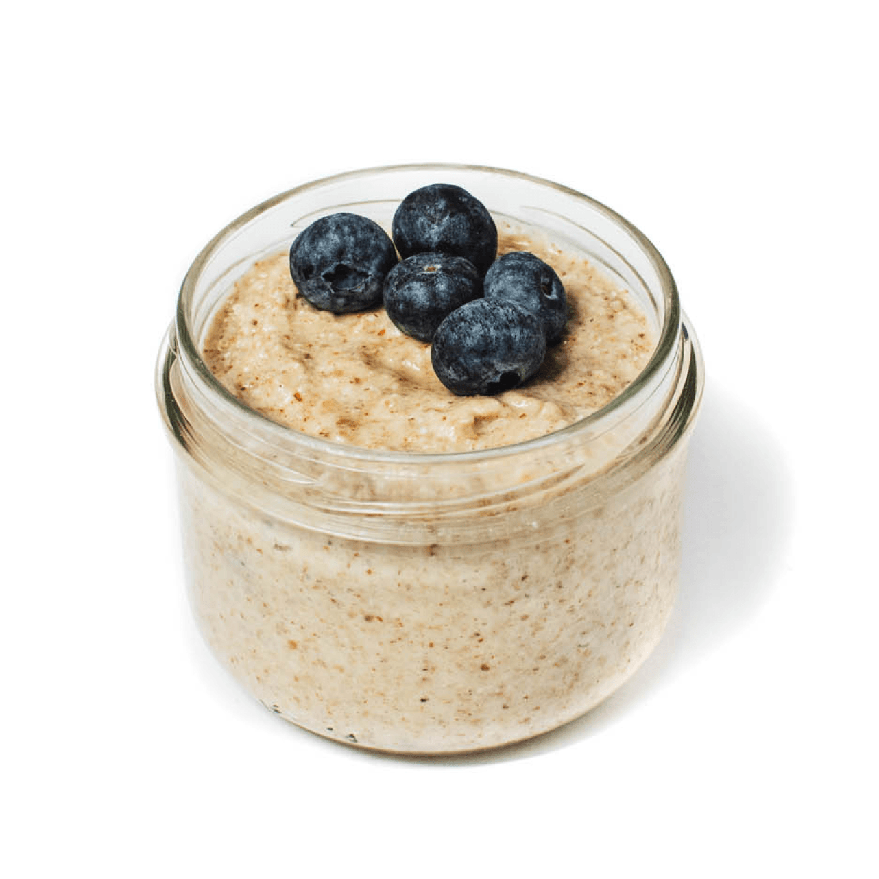 Overnight Oats, frasco visto de frente